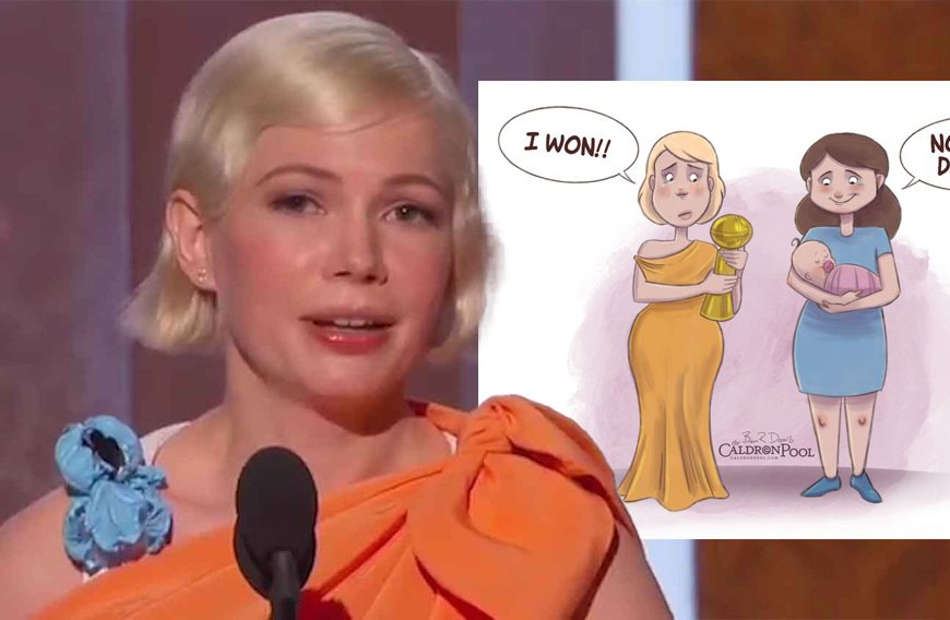 Michelle Williams Attributes Golden Globes Win to Aborting Her Baby