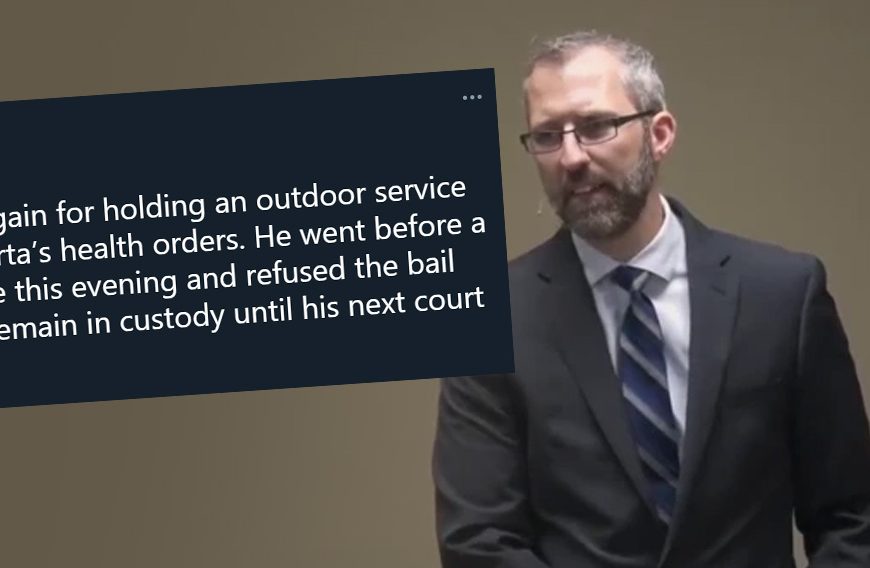 Pastor Tim Stephens Jailed Until End of Month For Holding Outdoor Church Service