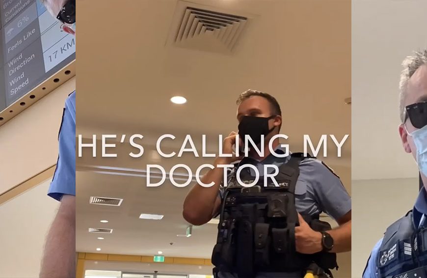 WATCH: Police Call Mask-Exempt Man’s Doctor, Ask For Private Medical Details, Fine Him Anyway