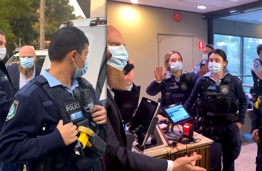 Eight Police Crowd Into Restaurant Head Office, Arrest Owner for Alleged Mask Violations