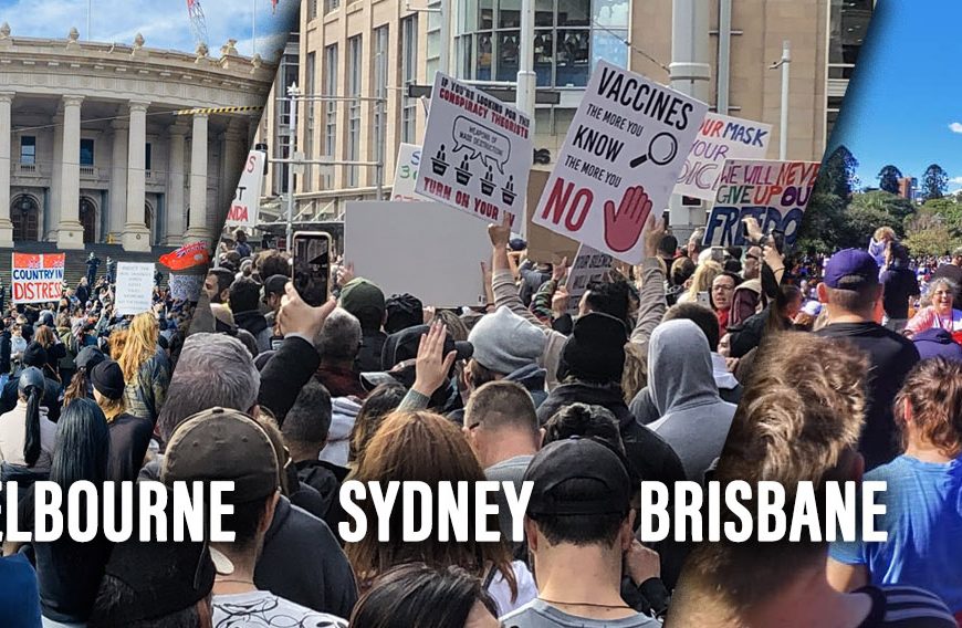 “No More Lockdowns”: THOUSANDS of Australians Rally for Freedom in Sydney, Melbourne, Brisbane