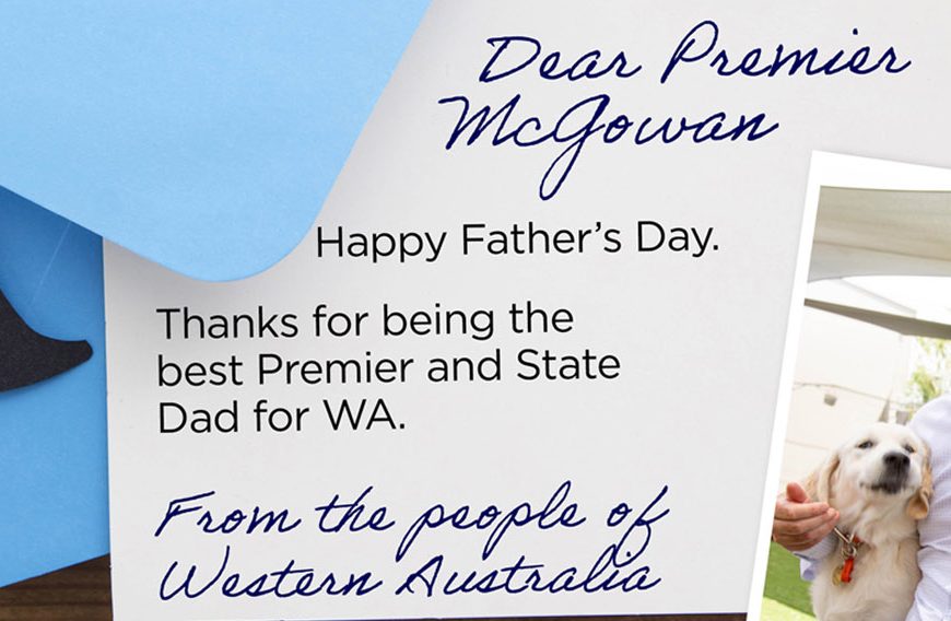 Daddy Government: WA Citizens Asked to Wish “State Dad” a Happy Father’s Day