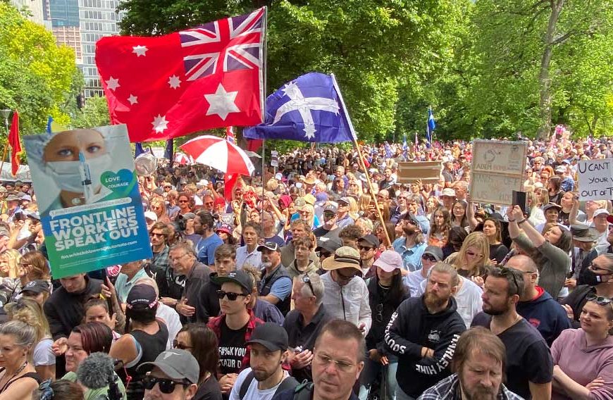 Hundreds of Thousands of Australians Rise up in Defence of Civil Liberties, Informed Consent and the Restoration of Good Government