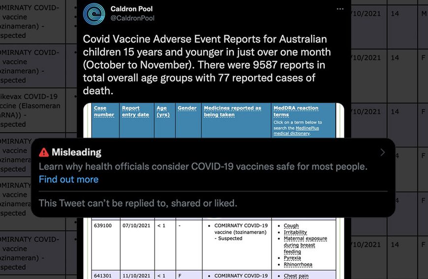 Big Tech Censors Government Data Showing 800 Vaccine Adverse Event Reports Among Children In One Month