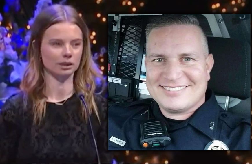 Daughter of Slain Police Officer Leaves Mourners Stunned With Powerful Message