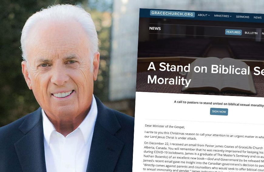 John MacArthur Urges Pastors to Preach on Biblical Sexuality to Protest “Conversion Therapy” Laws