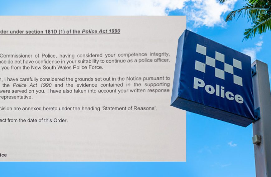 Unvaccinated Police Officers Dishonourably Discharged