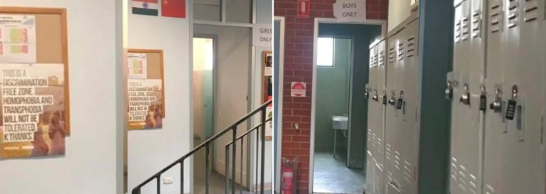 Parents Outraged: Public School Removes Toilet Doors