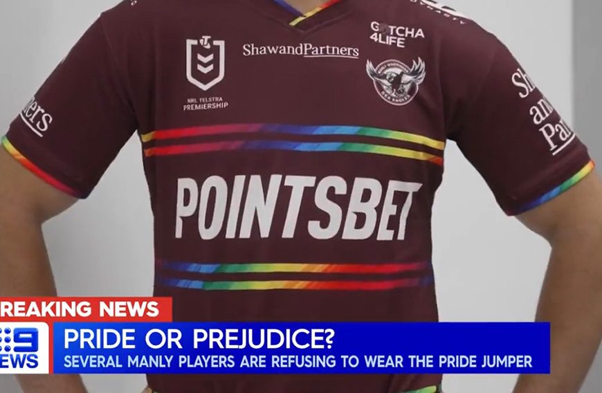 ‘Emergency Meeting’ Underway After Several Manly Players Refuse To Wear Gay Pride-Themed Jersey
