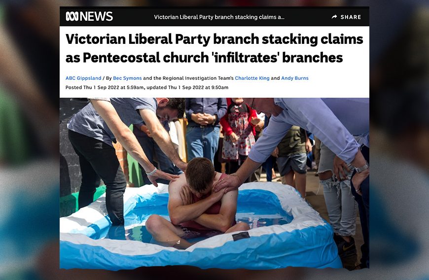 ABC Terrified As Scary Christians ‘Infiltrate’ Politics