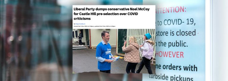 Liberal Party Left Faction Blocks Pro-life, Anti-lockdown Candidate
