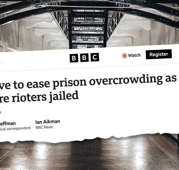 UK To Release Prisoners Early To Make Room For “Anti-Immigration Protesters”