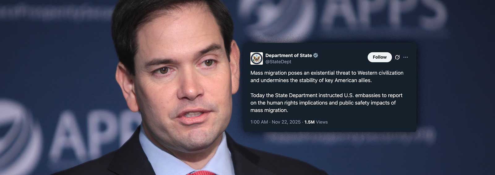 US Pressures Western Governments to End Mass Immigration: “Existential Threat to the West”