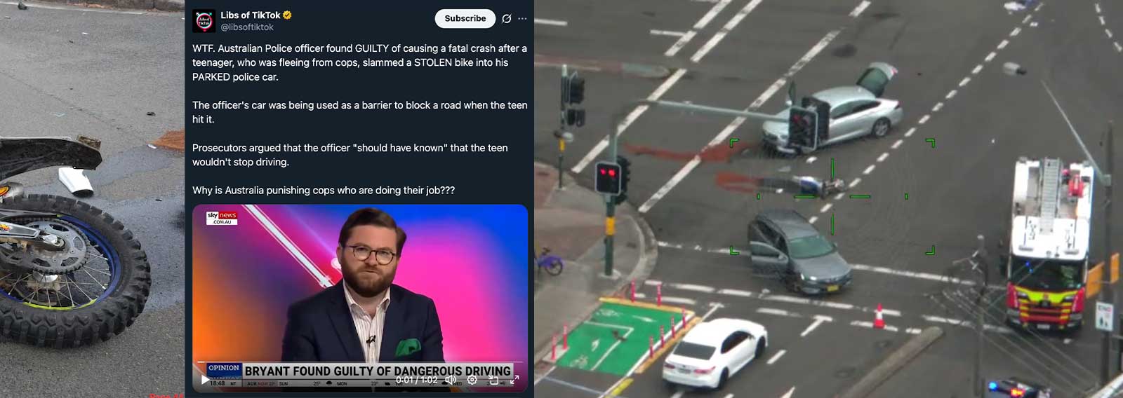 Police Officer Guilty of Dangerous Driving Causing Death After Teen on Stolen Motorbike Hits Officer’s Parked Car