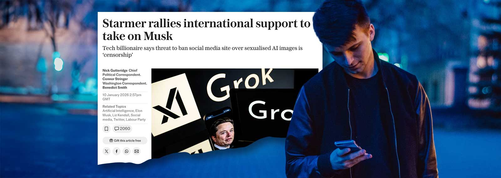 UK Leads Talks With Canada and Australia on Potential X Ban