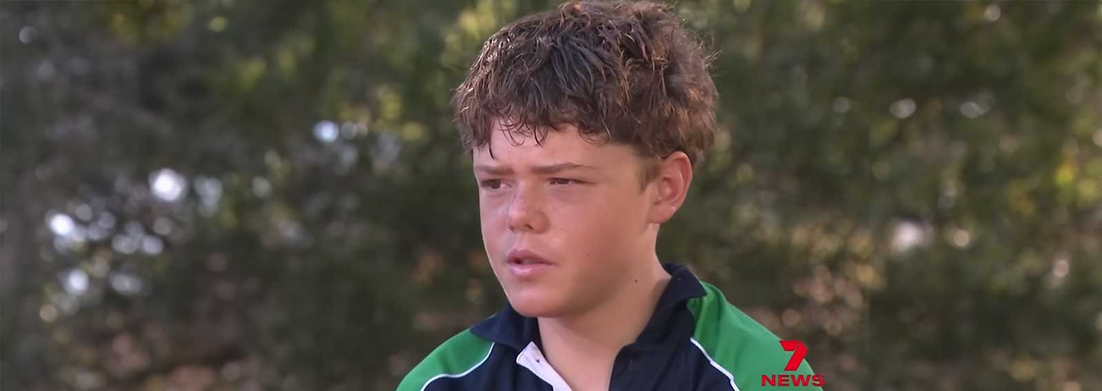 13-Year-Old Australian Boy Swims Four Hours in Rough Seas to Save Family